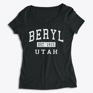 Beryl Utah Classic Established Women's Premium Scoop Neck