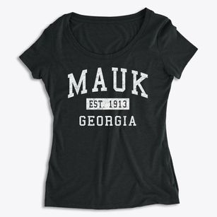 Mauk Georgia Classic Established Women's Premium Scoop Neck