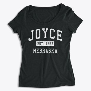 Joyce Nebraska Classic Established Women's Premium Scoop Neck