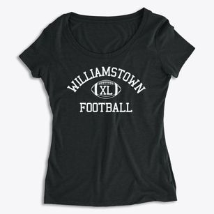 Williamstown High School Classic Football Women's Premium Scoop Neck