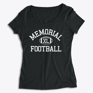 Reitz Memorial High School Classic Football Women's Premium Scoop Neck