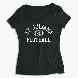 St Juliana Parish Classic Football Women's Premium Scoop Neck
