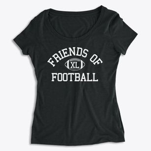 Friends Of Oakland Steiner School Classic Football Women's Premium Scoop Neck