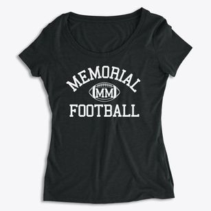 Manchester Memorial High School Classic Football Women's Premium Scoop Neck