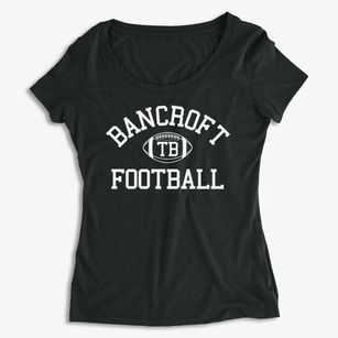 The Bancroft School Classic Football Women's Premium Scoop Neck