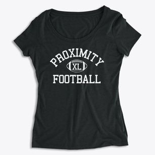 Proximity High School Classic Football Women's Premium Scoop Neck