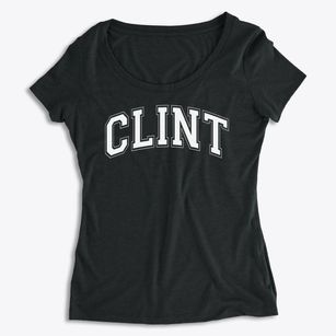 Clint High School Varsity Arch Women's Premium Scoop Neck