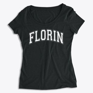 Florin High School Varsity Arch Women's Premium Scoop Neck