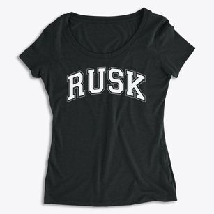 Rusk Elementary School Varsity Arch Women's Premium Scoop Neck