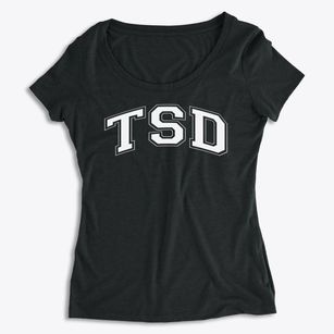 Texas School For The Deaf Varsity Arch Women's Premium Scoop Neck