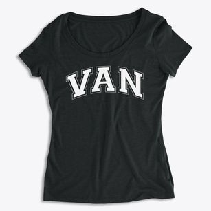 Van Junior High School Varsity Arch Women's Premium Scoop Neck