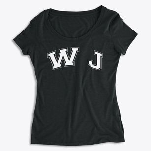 W J Christian School Varsity Arch Women's Premium Scoop Neck
