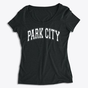 Park City High School Varsity Arch Women's Premium Scoop Neck