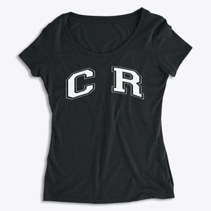 C R Sundwall Center Varsity Arch Women's Premium Scoop Neck