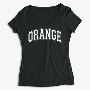 Orange Center School Varsity Arch Women's Premium Scoop Neck