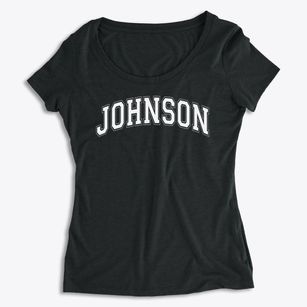 Johnson Elementary School Varsity Arch Women's Premium Scoop Neck