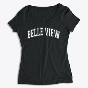 Belle View Elementary School Varsity Arch Women's Premium Scoop Neck