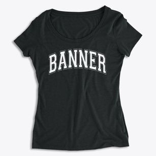 Banner Christian School Varsity Arch Women's Premium Scoop Neck