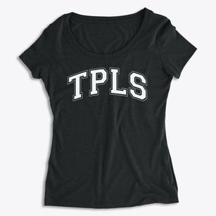 Tpls Christian Homeschool Varsity Arch Women's Premium Scoop Neck