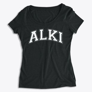 Alki Middle School Varsity Arch Women's Premium Scoop Neck