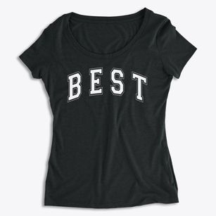B E S T High School Varsity Arch Women's Premium Scoop Neck