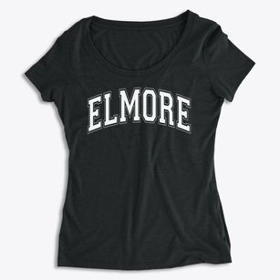 Elmore Elementary School Varsity Arch Women's Premium Scoop Neck