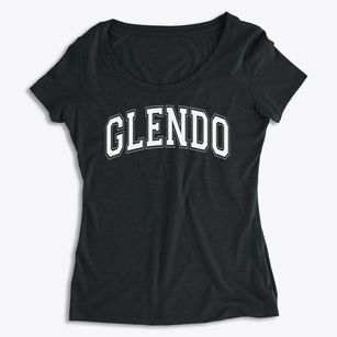 Glendo School Varsity Arch Women's Premium Scoop Neck
