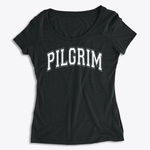 Pilgrim Lutheran School Varsity Arch Women's Premium Scoop Neck