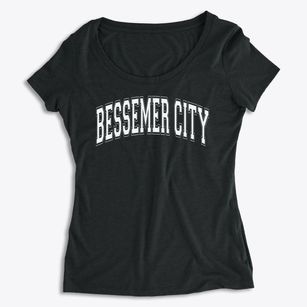 Bessemer City Middle School Varsity Arch Women's Premium Scoop Neck