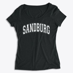 Sandburg Elementary School Varsity Arch Women's Premium Scoop Neck