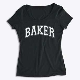 Baker Montessori Elementary School Varsity Arch Women's Premium Scoop Neck