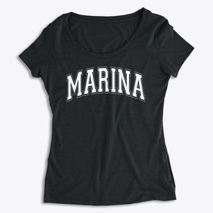 Marina Middle School Varsity Arch Women's Premium Scoop Neck