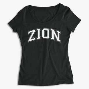 Zion Lutheran School Varsity Arch Women's Premium Scoop Neck