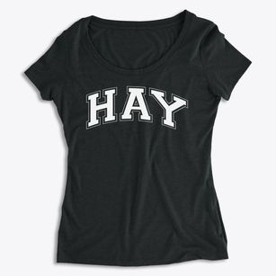 Hay Elementary School Varsity Arch Women's Premium Scoop Neck