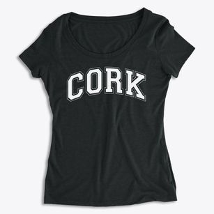 Cork Elementary School Varsity Arch Women's Premium Scoop Neck