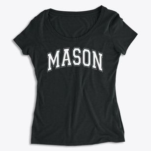Mason Classical Academy Varsity Arch Women's Premium Scoop Neck