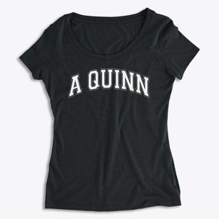 A Quinn Jones Center Varsity Arch Women's Premium Scoop Neck