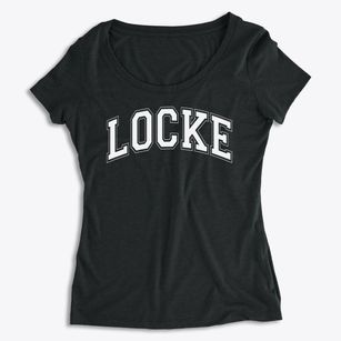 Locke Elementary School Varsity Arch Women's Premium Scoop Neck