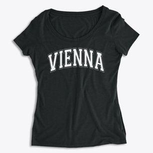 Vienna Pre Kindergarten School Varsity Arch Women's Premium Scoop Neck