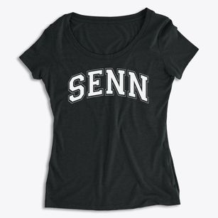 Nicholas Senn High School Varsity Arch Women's Premium Scoop Neck
