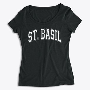 St Basil/visitation Parish Varsity Arch Women's Premium Scoop Neck