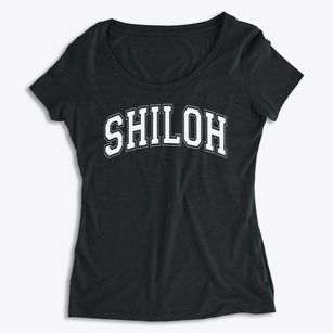 Shiloh Christian School Varsity Arch Women's Premium Scoop Neck