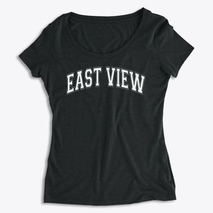 East View Elementary School Varsity Arch Women's Premium Scoop Neck