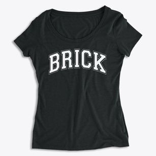 Brick Elementary School Varsity Arch Women's Premium Scoop Neck