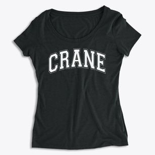 Crane Junior Middle School Varsity Arch Women's Premium Scoop Neck