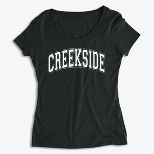 Creekside Elementary School Varsity Arch Women's Premium Scoop Neck