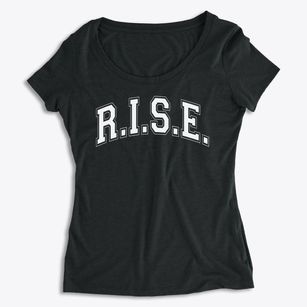 Rise Learning Center Varsity Arch Women's Premium Scoop Neck