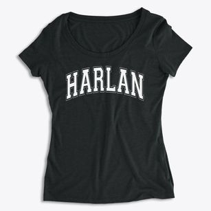 Harlan Elementary School Varsity Arch Women's Premium Scoop Neck
