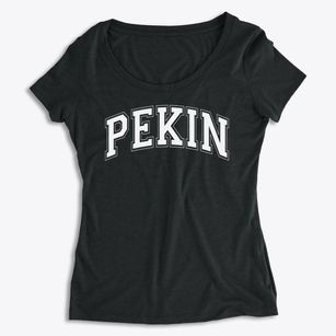 Pekin Elementary School Varsity Arch Women's Premium Scoop Neck
