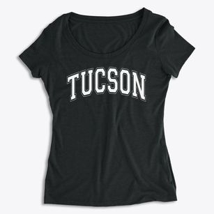 Tucson Christian School Varsity Arch Women's Premium Scoop Neck